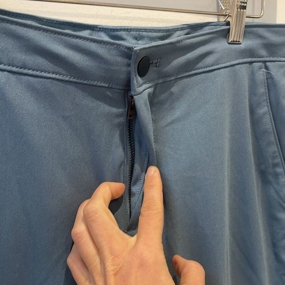 PERRY ELLIS men’s Slim Fit Tech Joggers blue pockets and elasticized cuffs sz S - Picture 6 of 13